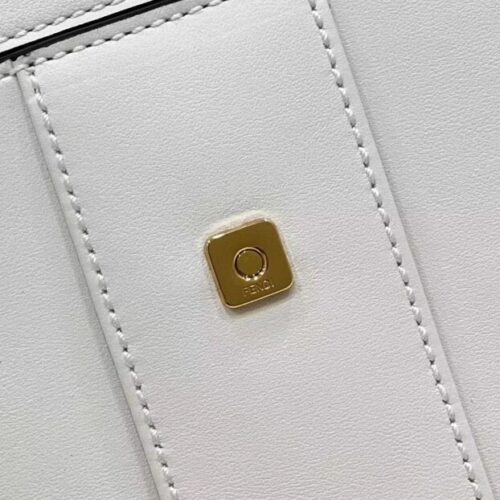 Alternative view of Fendi Peekaboo With Patch Pocket White