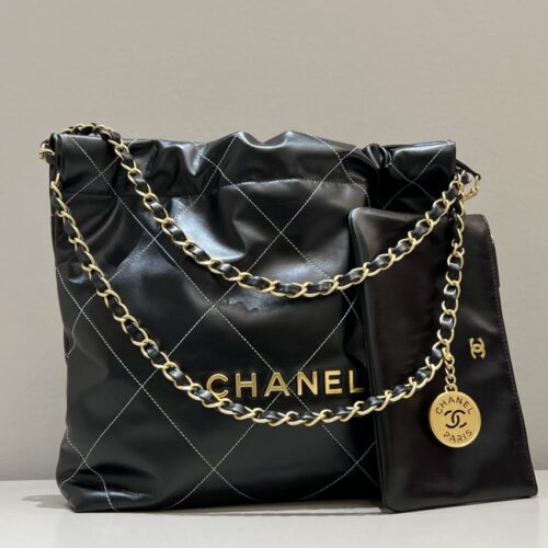 Alternative view of CHANEL 22  Medium Handbag Black