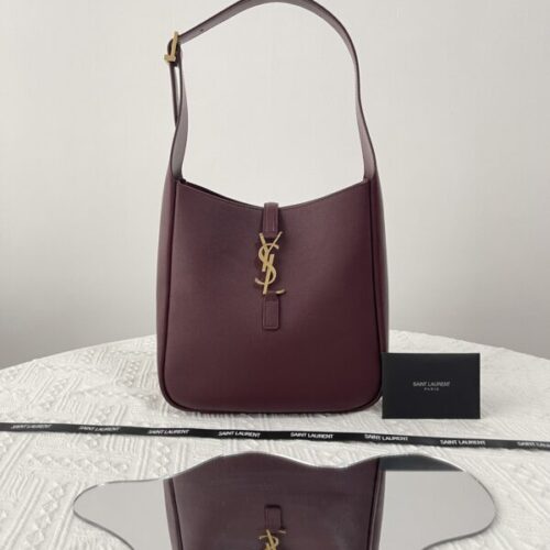 YSL LE 5 A 7 Small Bordeaux