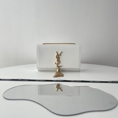 YSL Kate Tassel White