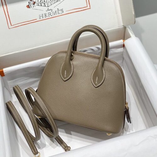 Hermes Mini Bolide - Elephant Gray