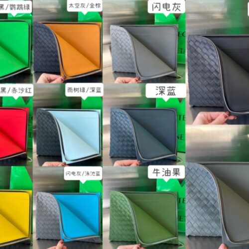 Bottega Veneta Half Zip Clutch