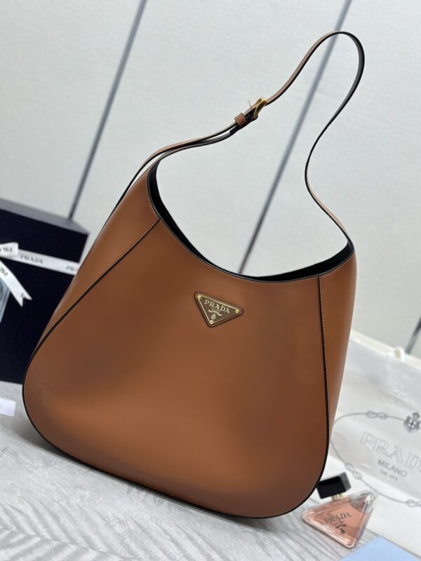 Prada  Cleo Large Brown Bag