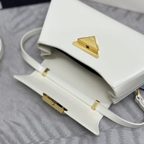 Alternative view of Prada White Leather Handbag