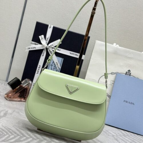 Prada  Cleo Small  Green Flap