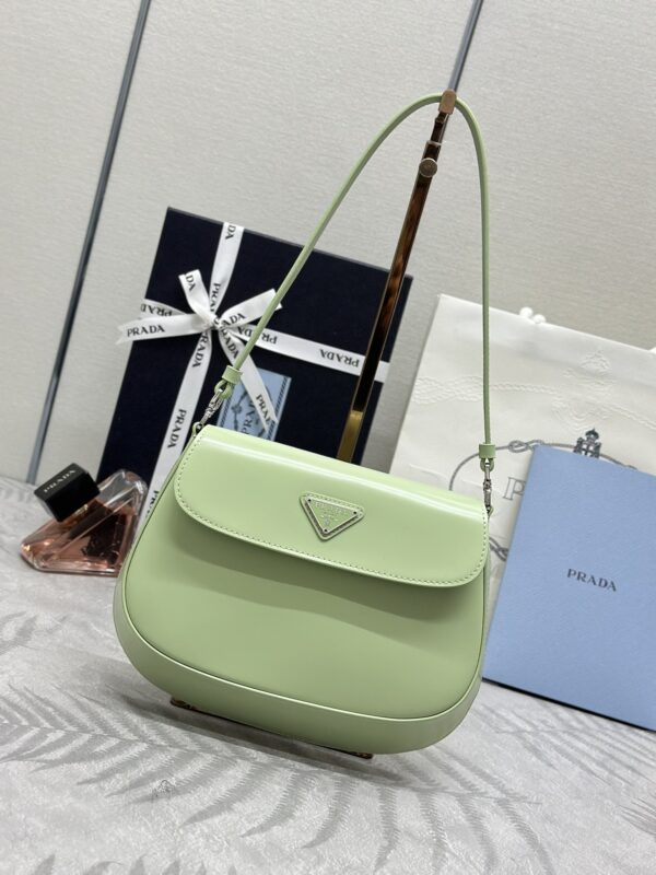 Prada  Cleo Small  Green Flap
