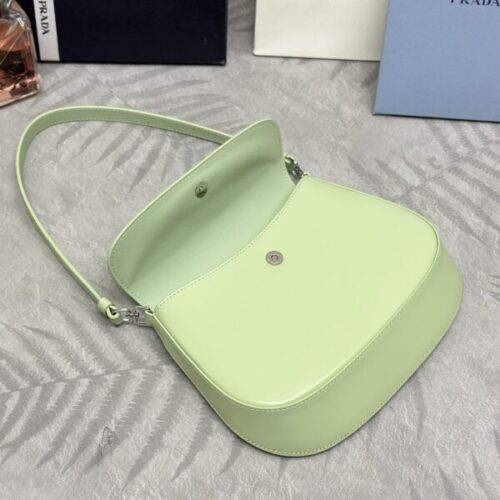 Alternative view of Prada  Cleo Small  Green Flap