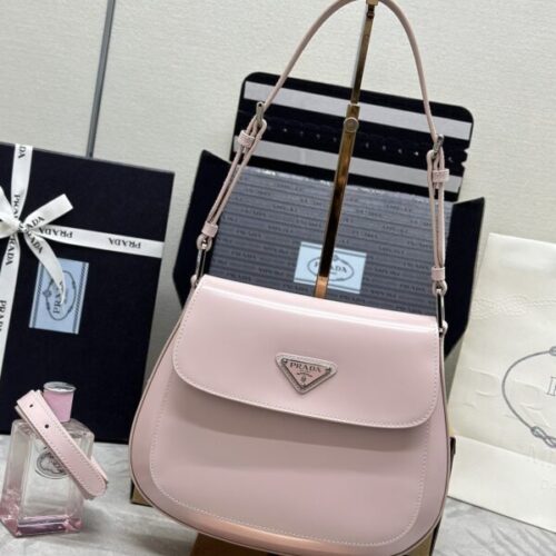 Prada  Cleo Pink Bag With Flap