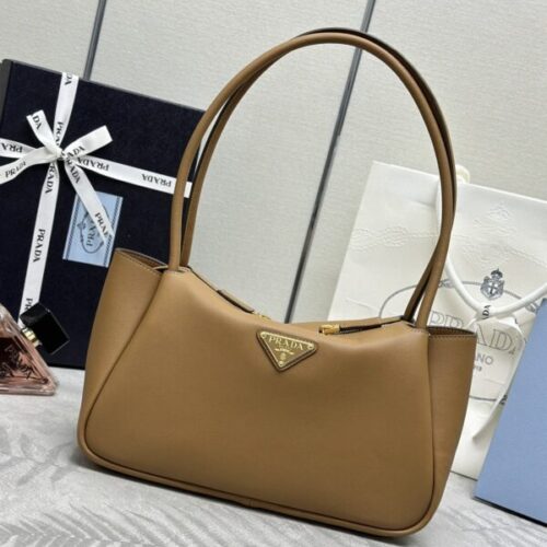 Prada  Medium Caramel Shoulder Bag
