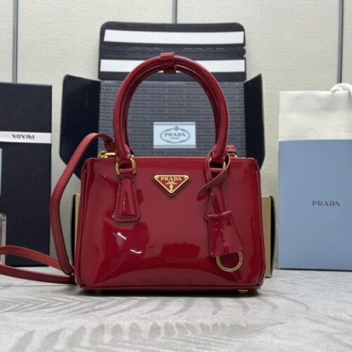 Prada  Galleria Red Patent