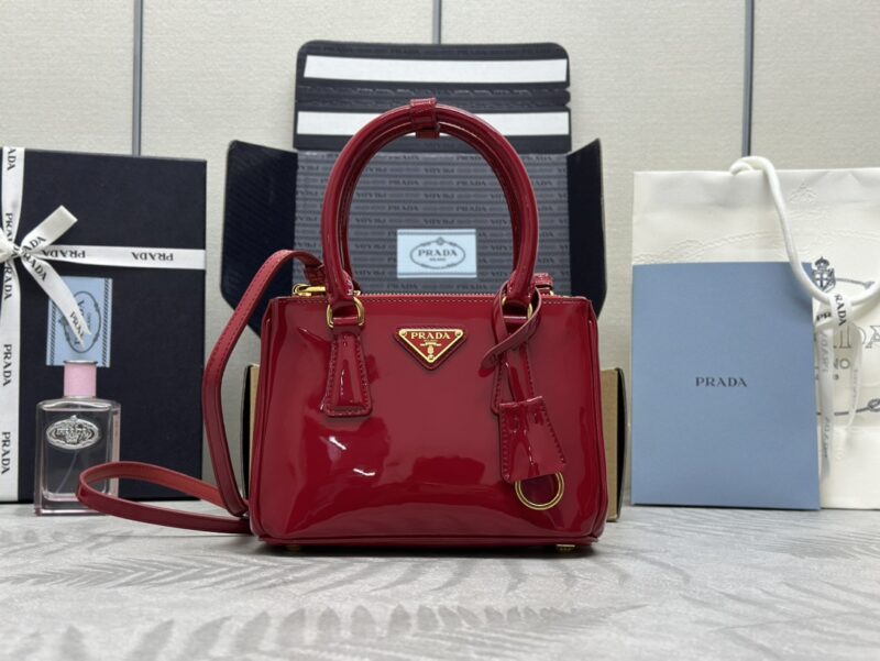 Prada  Galleria Red Patent