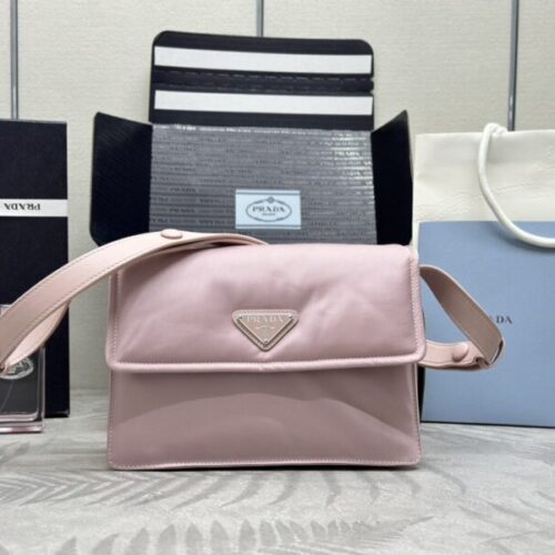 Prada  Re-Nylon Shoulder Bag Pink
