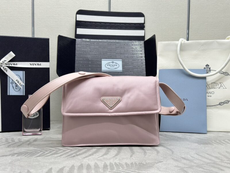 Prada  Re-Nylon Shoulder Bag Pink