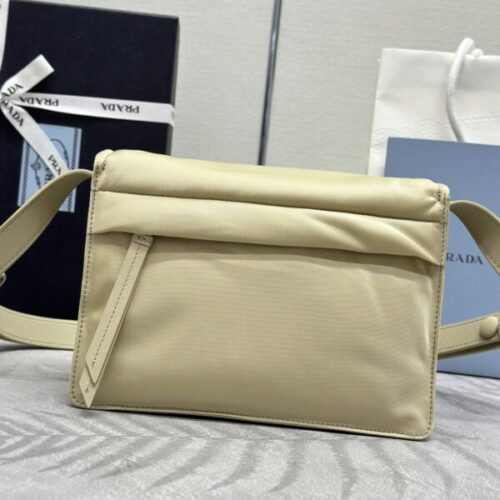 Alternative view of Prada  Re-Nylon Shoulder Bag Milk Tea