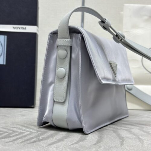 Alternative view of Prada  Re-Nylon Shoulder Bag Ice Grey