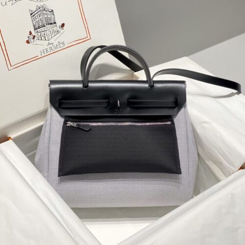 Alternative view of Hermes Herbag 31cm White