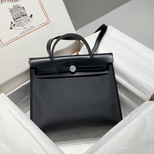 Hermes Herbag 31cm Black