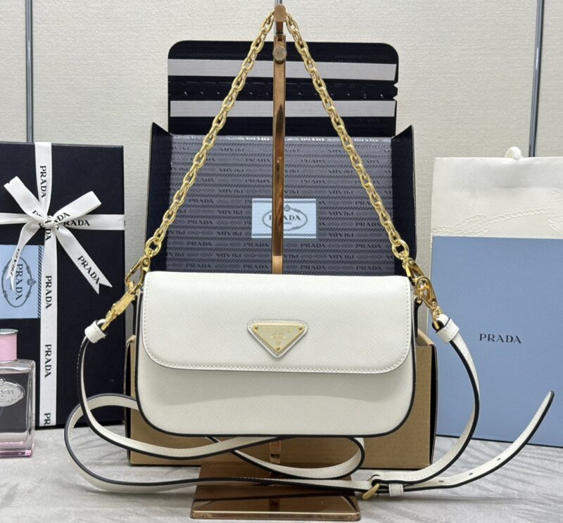 Prada  Mini Saffiano White