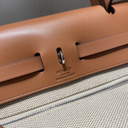 Alternative view of Hermes Herbag 31cm Manic Bride Brown