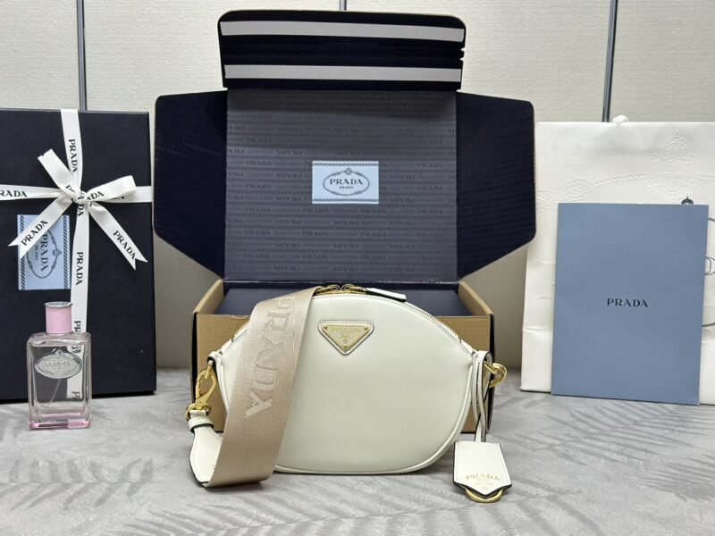 Prada  White Mini Shoulder Bag