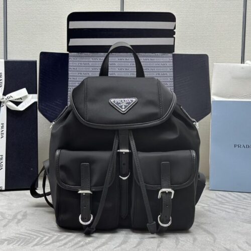 Prada Small Black Backpack