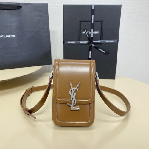 YSL Solferino Mini Brown
