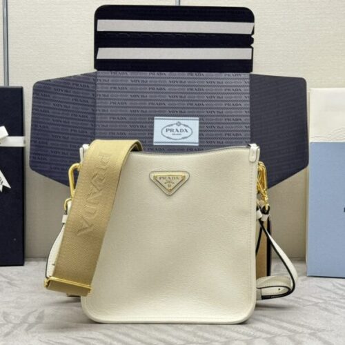 Prada  Saffiano Small Tote White