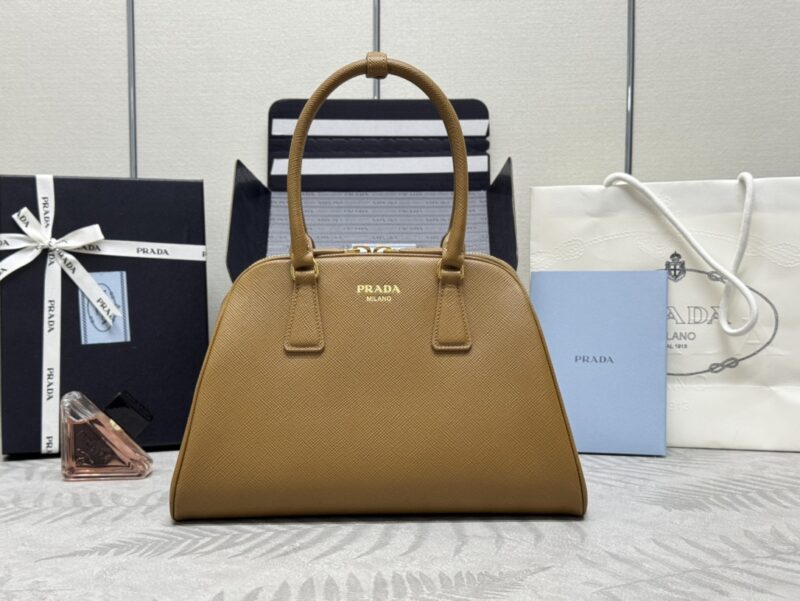 Prada  Large Saffiano Caramel