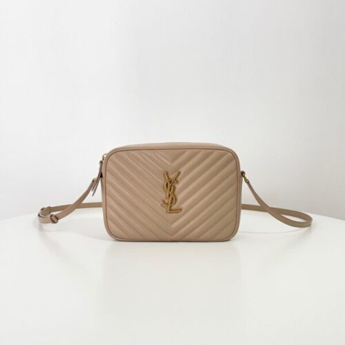 YSL Lou Camera Bag Apricot