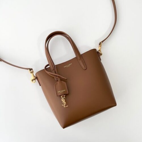 Alternative view of YSL Tote Small Brown