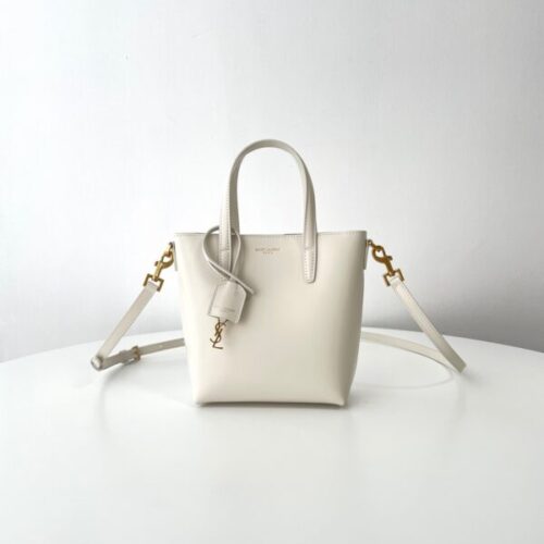 YSL Tote Small White