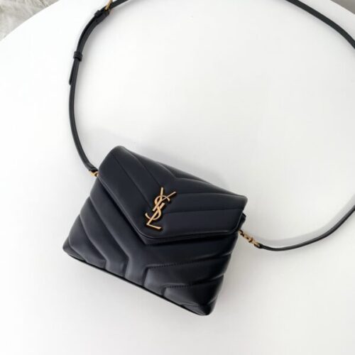 Alternative view of YSL LouLou Mini Black