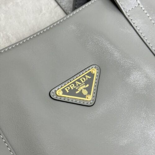 Alternative view of Prada  Antique Nappa  Tote Grey