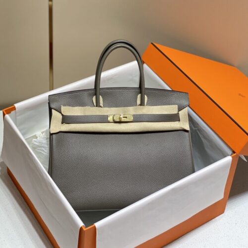 Hermes Birkin Pewter Grey