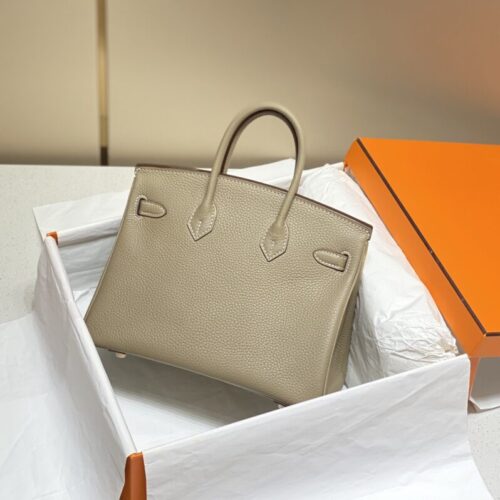 Alternative view of Hermes Birkin Turtledove Silver