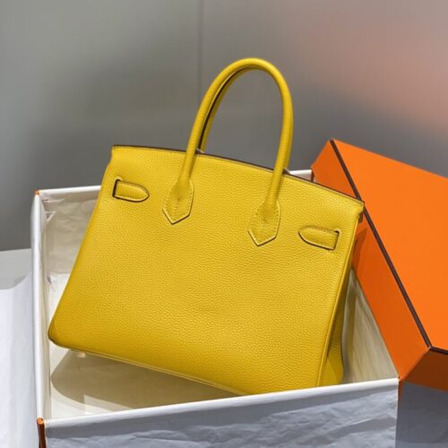 Alternative view of Hermes Birkin Amber Yellow