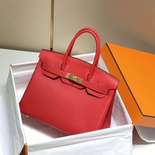 Alternative view of Hermes Birkin Hot Red