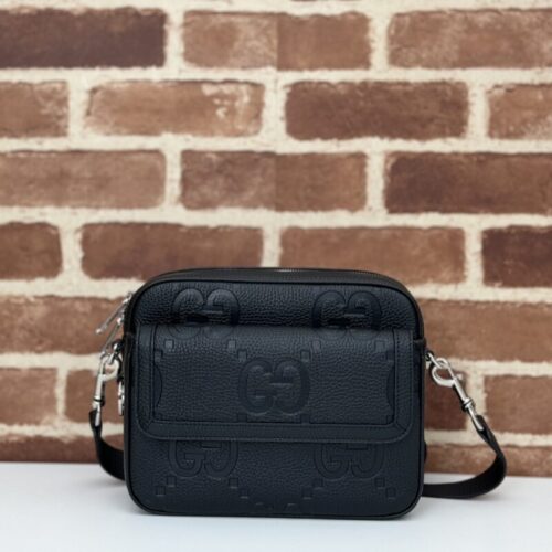 Gucci Jumbo GG Crossbody Black