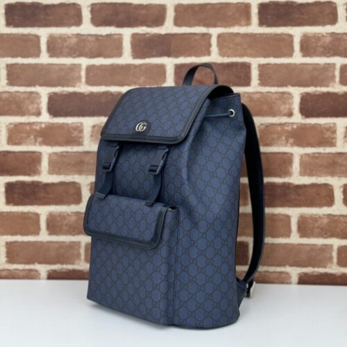 Alternative view of Gucci Large Ophidia Backpack Blue