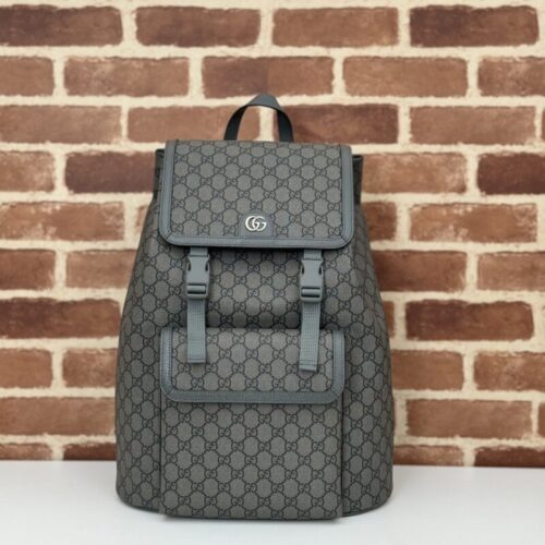 Gucci Large Ophidia Backpack Grey