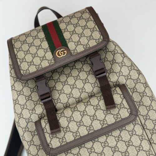 Alternative view of Gucci Large Ophidia Backpack Beige
