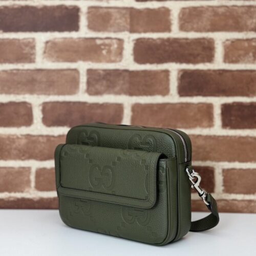 Alternative view of Gucci Jumbo GG Crossbody Green