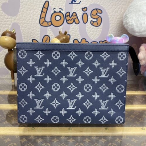 LV Pochette Voyage Dark Blue