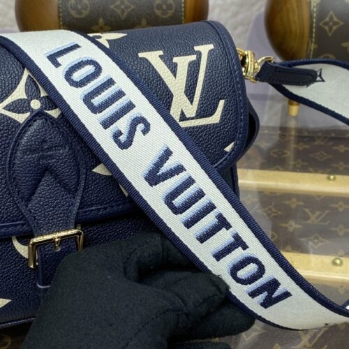 Alternative view of LV Nano Diane Satchel Blue-Pink