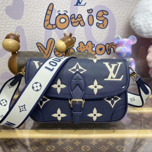 LV Nano Diane Satchel Blue-Pink