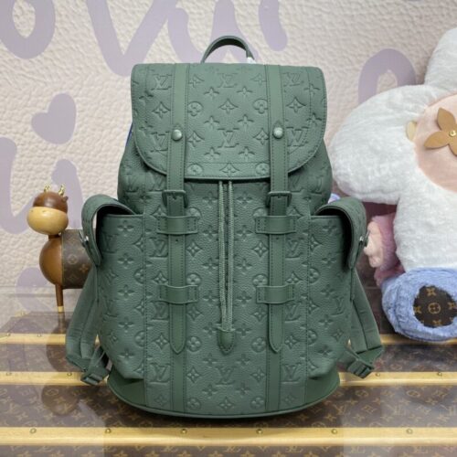 LV Christopher Backpack Green