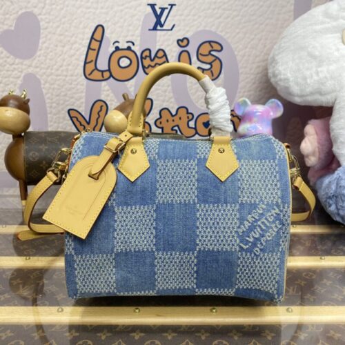 LV Speedy Bandouliere 25 Denim