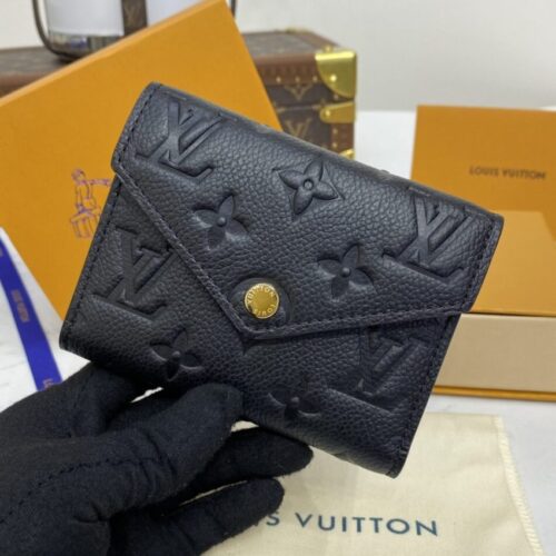 LV Victorine Wallet Black