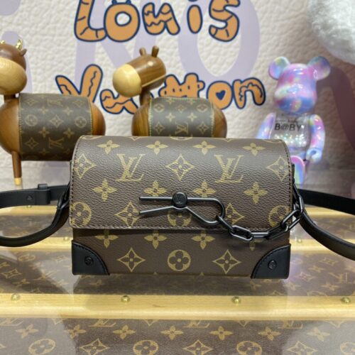 LV Steamer Wearable Wallet Brown