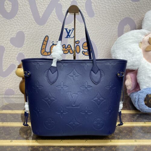 LV Neverfull MM Blue